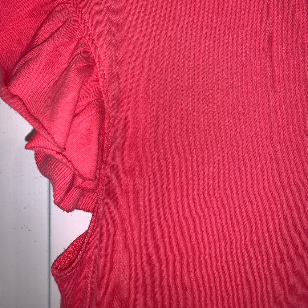 Kate Spade New York Pink Ruffle Sleeve Tee - Picture 12 of 16